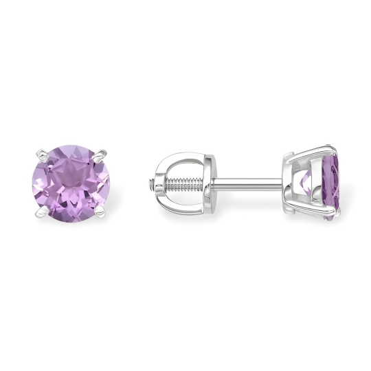 Серьги из серебра с эмалью