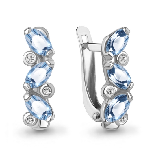 Серьги из серебра 