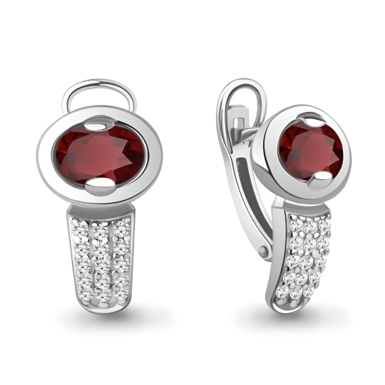 Серьги из серебра