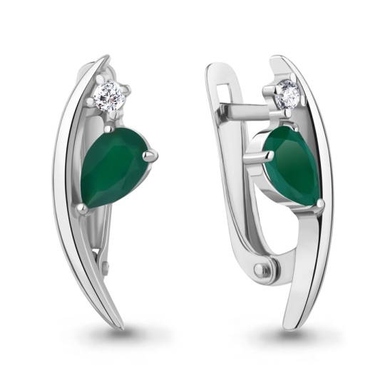 Серьги из серебра