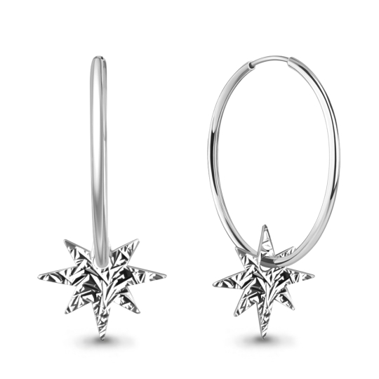 Серьги из серебра