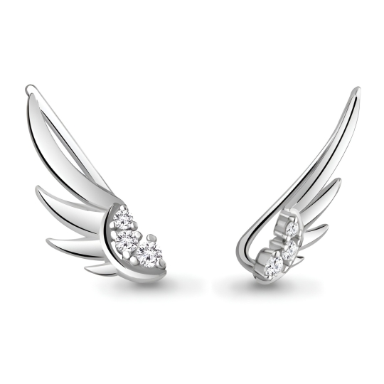 Серьги из серебра с ониксом