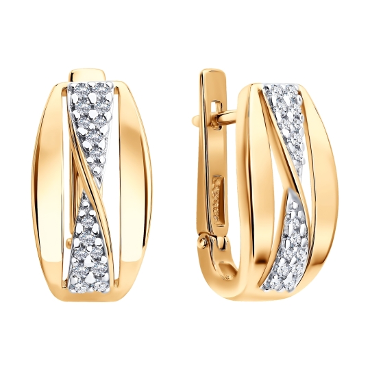 Серьги из серебра с агатами