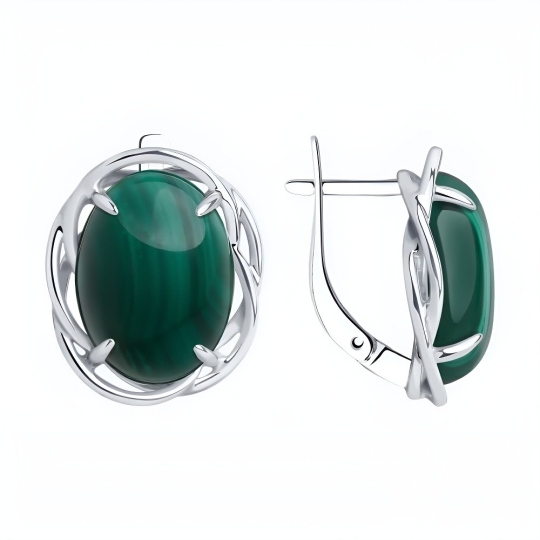 Серьги из серебра