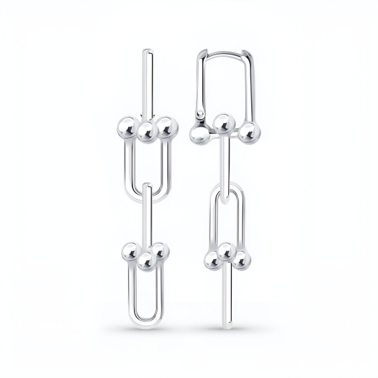 Серьги из серебра