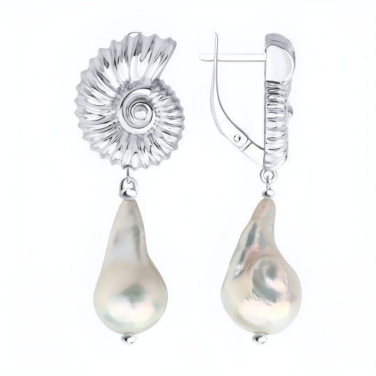 Серьги из серебра