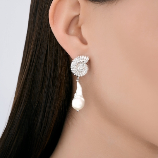 Серьги из серебра