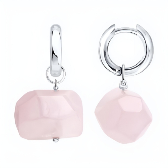 Серьги из серебра с эмалью