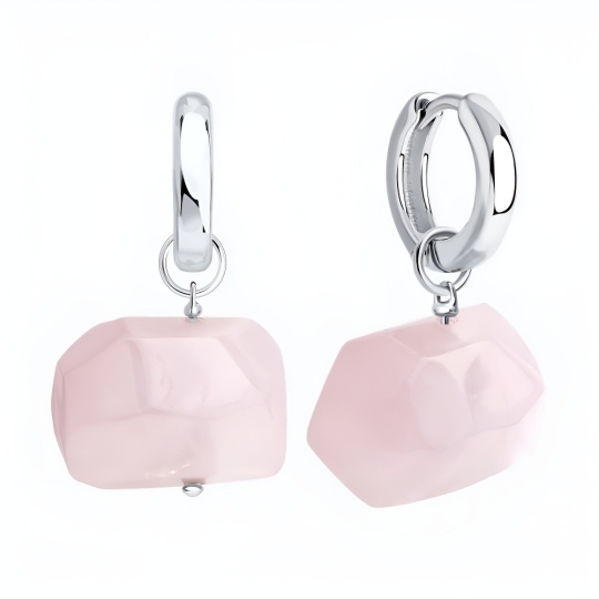 Серьги из серебра с эмалью