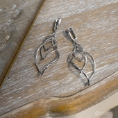 Серьги из серебра 