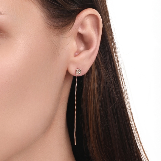 Серьги из золота с жемчугом