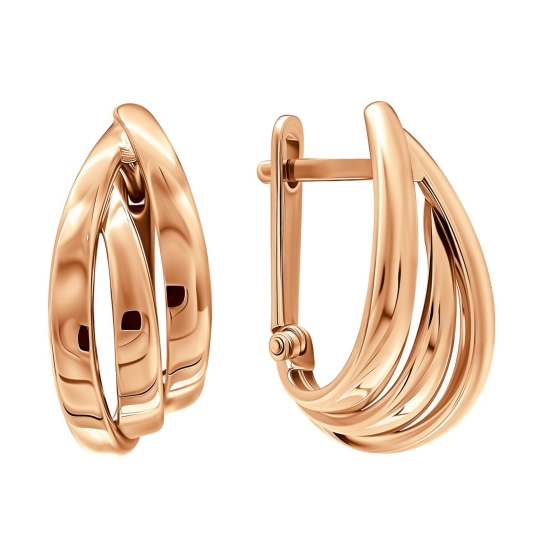 Серьги-трансформеры из золота