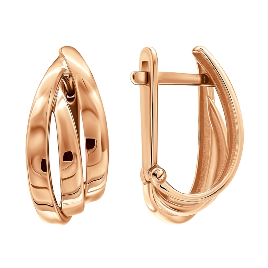 Серьги-трансформеры из золота