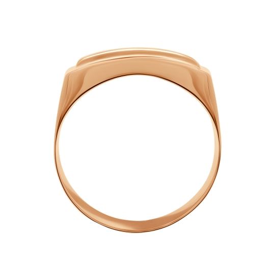 Кольцо из золота с жемчугом и фианитами