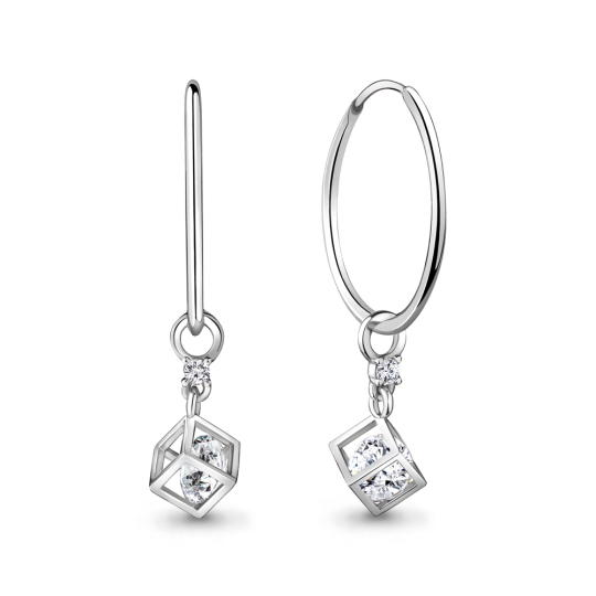 Серьги из серебра 