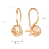 Серьги из золота