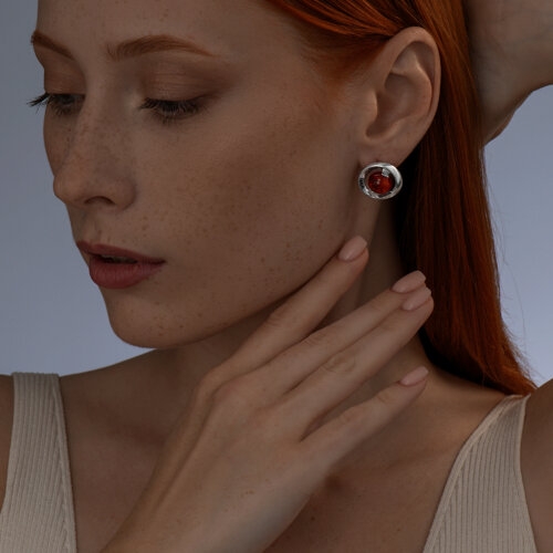 Серьги из серебра