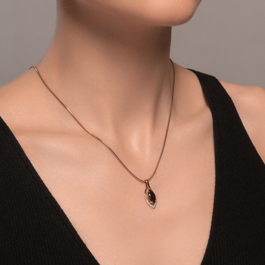 Подвеска из золота с фианитами