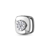 Подвеска из белого золота с бриллиантами