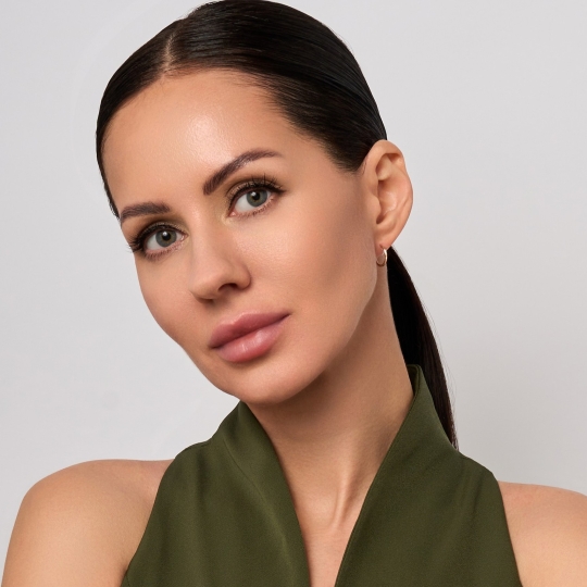 Серьги-конго из золота