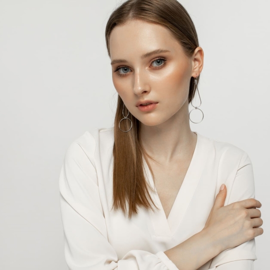 Серьги из серебра