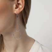 Серьги из серебра