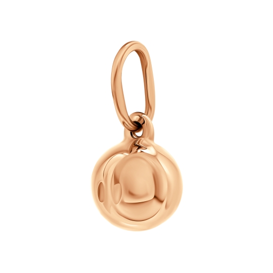 Подвеска из золота с наноизумрудами и фианитами