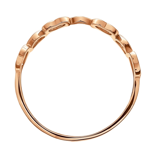 Кольцо из лимонного золота с бриллиантами