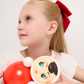 Серьги из золота с фианитами