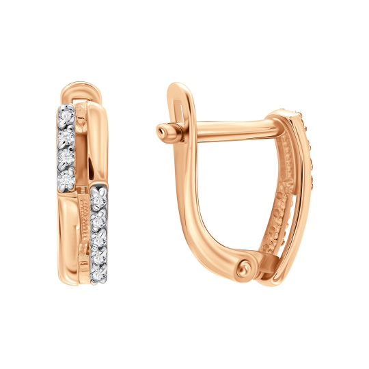 Серьги из белого золота