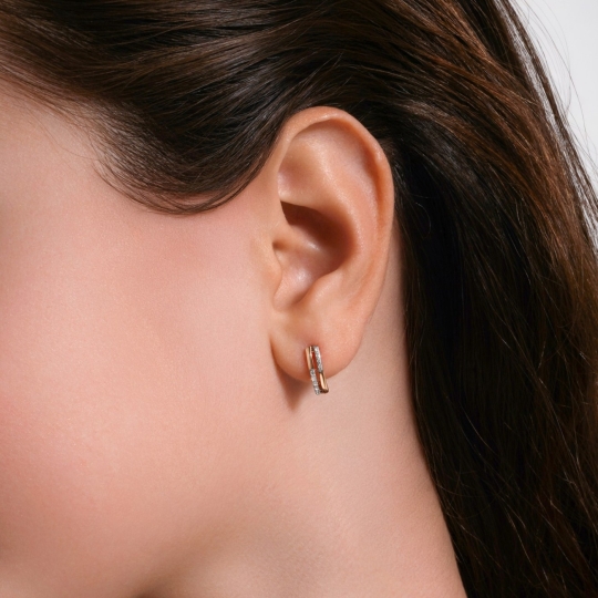 Серьги из белого золота