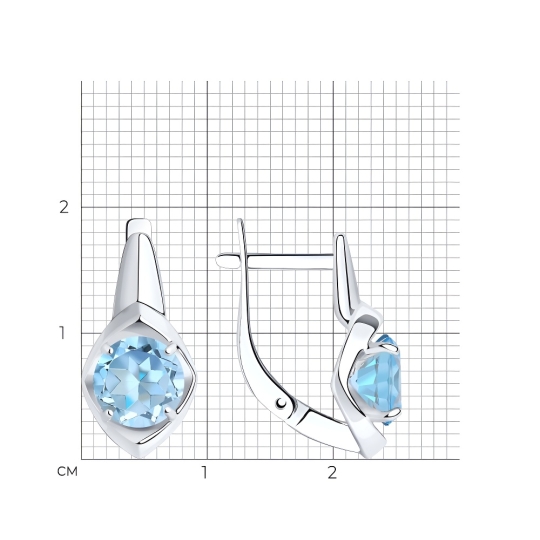 Серьги из серебра