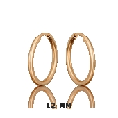 Серьги-конго из золота