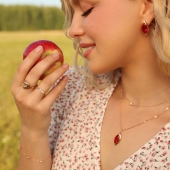 Кольцо из золота с фианитами