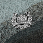 Сувенир из серебра с чернением 