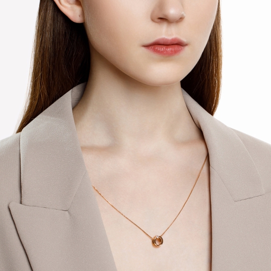 Подвеска из золота с фианитами