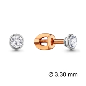 Серьги из золота с бриллиантами