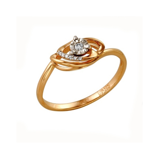 Кольцо из белого золота