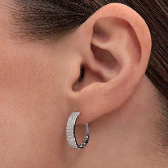 Серьги из серебра 