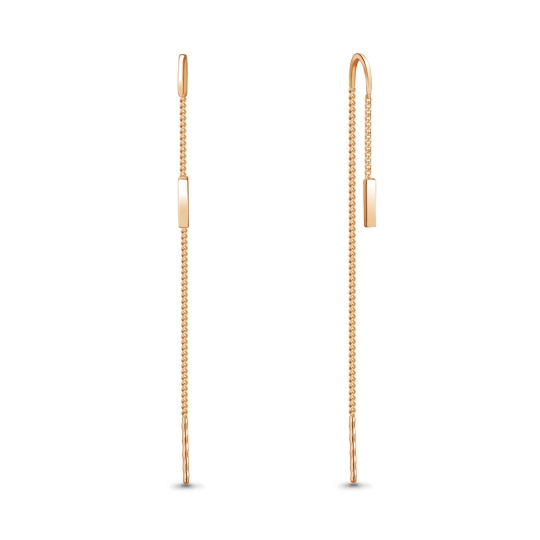 Серьги-трансформеры из серебра с бирюзой