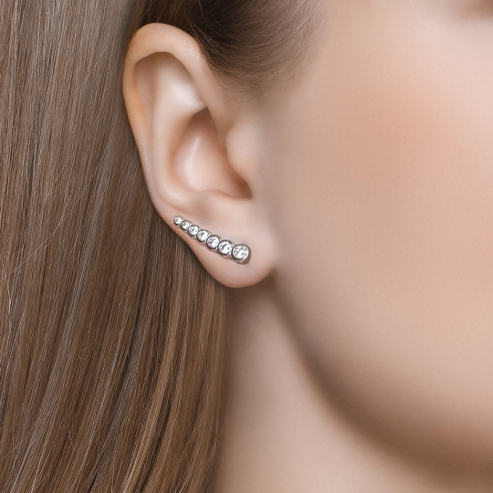 Серьги из серебра