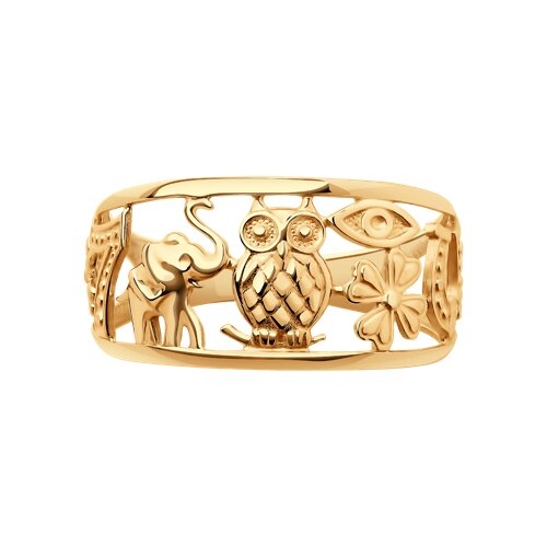 Кольцо из золота с бриллиантом