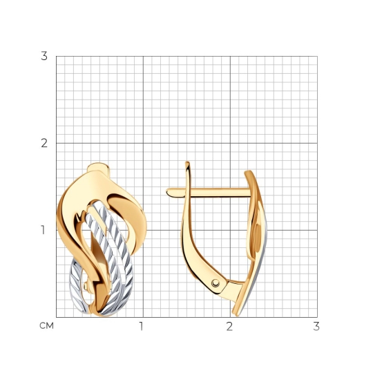 Кольцо из золота с алмазной гранью