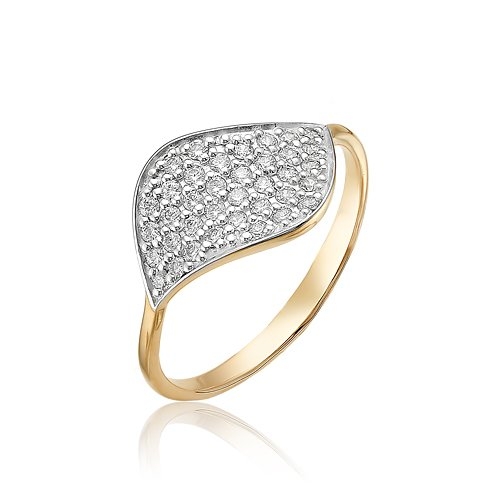 Кольцо из золота со Swarovski Zirconia
