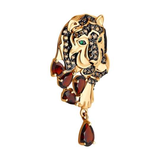 Подвеска из золота с фианитами