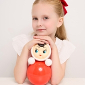 Серьги из золота с фианитами 