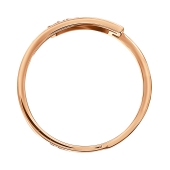 Кольцо из золота с фианитами