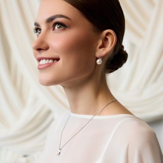 Серьга - кафф из серебра