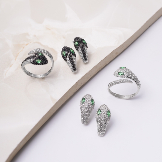Серьги из серебра