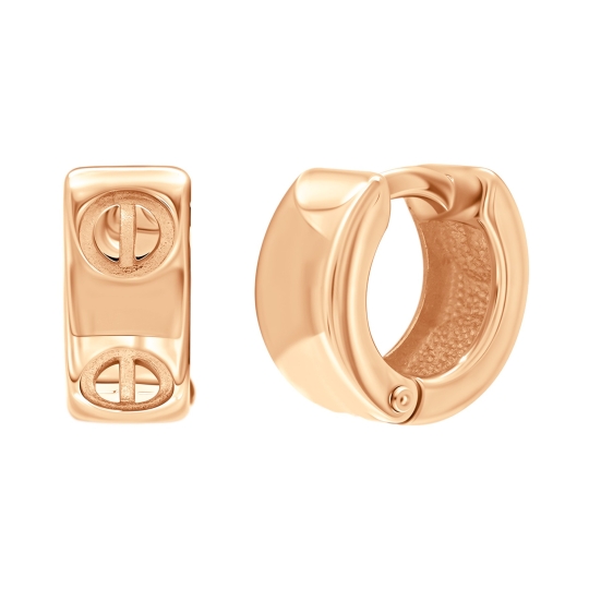 Серьги из золота с ситаллами топаз London